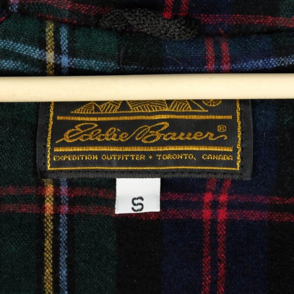 Vintage Eddie Bauer Parka Mens Small Gray Lined Hooded Outdoor Winter Jacket 90S - Picture 9 of 10